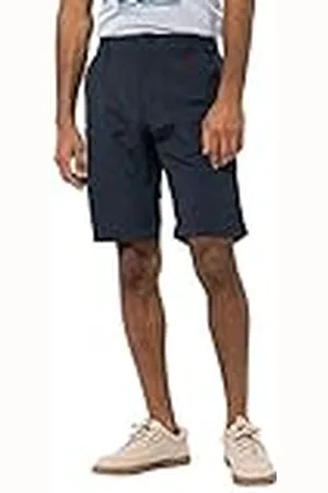 Jack Wolfskin Pantalones Cortos de Senderismo para Hombre, de Secado rápido