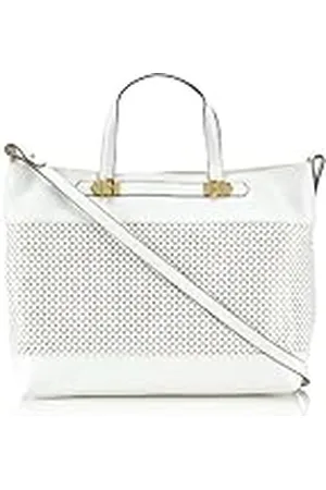 Blugirl Two handles bag 332007/CM3320 - Bolso con asas para mujer, color blanco, talla 39x31x10 cm