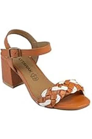 Chattawak 18carlinacamel36, Sandalia con talón Mujer, , 36 EU