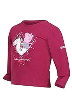 Regatta Camiseta de manga larga Coolweave con estampado gráfico de Peppa para niños