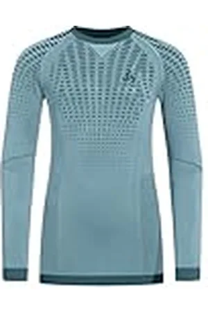 Odlo Ropa Interior térmica Unisex para niños, Rendimiento cálido, Ropa Interior Deportiva para niñas y niños, Camiseta térmica de Manga Larga