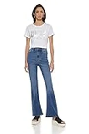 DKNY Boreum High Rise Flare Jeans, Azul, W27 para Mujer
