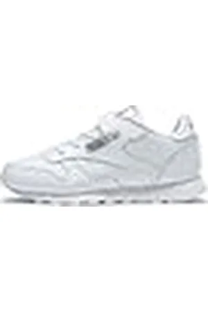 Reebok Classic Leather, Zapatillas Unisex niños, Blanco (White Carbon Vector Blue), 27.5 EU