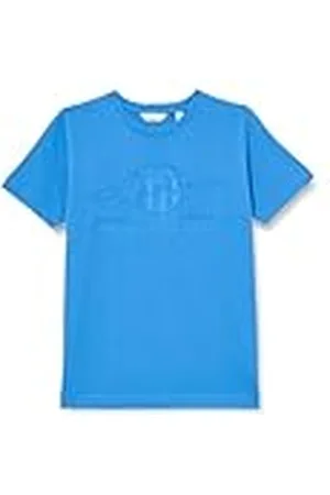 GANT Tonal As SS T-Shirt Camiseta, Azul Marino, 146-152 Unisex niños