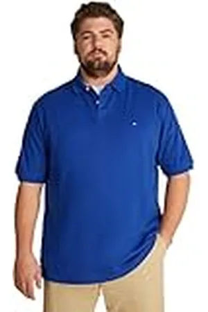 Tommy Hilfiger Polo de manga corta Hombre 1985 Regular Fit, Azul (Wedge Blue), 4XL