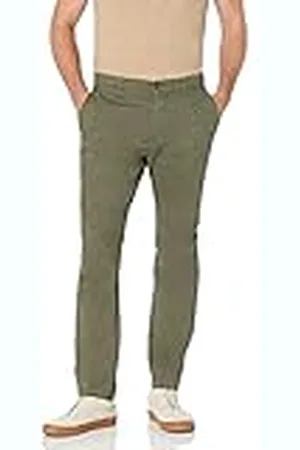 Amazon Pantalón Chino Elástico Informal Corte Deportivo (Disponible en Tallas Grandes y Largos Especiales) Hombre, , 38W / 32L