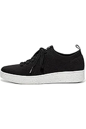 FitFlop Rally e01 Multi-Knit Trainers, Zapatillas Mujer, Black, 38 EU