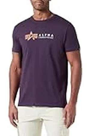 Alpha Industries Alpha Label T Camiseta, , M para Hombre