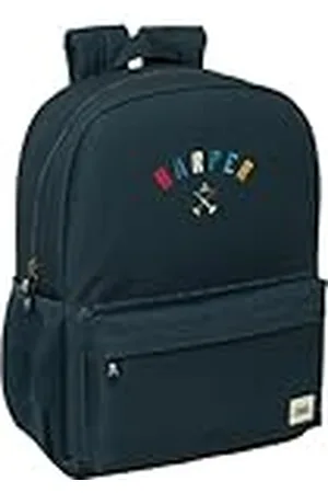 Safta HARPER & NEYER - Mochila Escolar, Adaptable a Carro, Ideal para Niños de Diferentes Edades, Cómoda y Versátil, Calidad y Resistencia, 32x14x43 cm