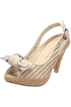 Couleur Pourpre E12-243_Blanc (Nappa écru) - Zapatos de Vestir de Cuero para Mujer, Color , Talla 41