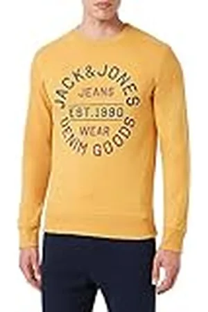 JACK & JONES Jjmikk Sweat Crew Neck Suéter pulóver, , XXL para Hombre