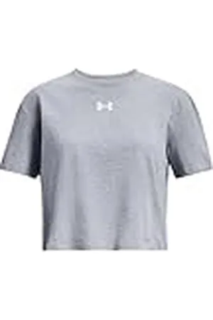 Under Armour Niñas UA Crop Sportstyle Logo SS Shirt