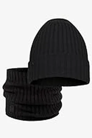 Buff ® Dúo Pack Knitted Gorro Negro Norval Graphite y Knitted Braga de cuello Negro Norval Graphite Talla única Adulto