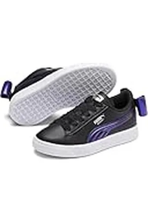 PUMA Basket Bow Shimmer AC PS, Zapatillas Niñas, Negro Black 03, 32 EU