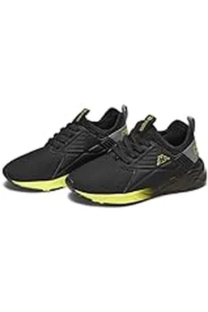 Kappa Logo Sanpuerto El Kid, Zapatillas deportivas Unisex niños, Negro (Black-Grey Md-Neon Y), 29 EU