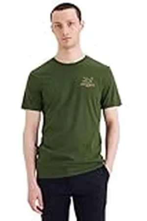 Dockers Logo tee, Camiseta, Hombre, Seacliff Forest Elf (Multi), XL