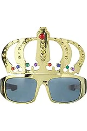 Amscan Gold Tinted Fun Shades Party Accessory-1 Pc. Accesorio de Fiesta de Tonos Dorados, 1 Unidad, , Talla única Men