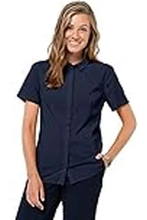 Jack Wolfskin Pack and Go Camisa de Viaje para Mujer de Secado rápido con Olor