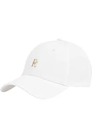 Tommy Hilfiger Gorra Mujer Elevated Chic de algodón, Blanco (Optic White), Talla Única