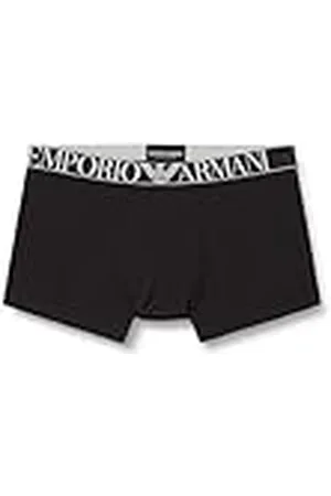 Emporio Armani Shiny Logoband 3-Pack Trunk Bañador, , XL de los Hombres