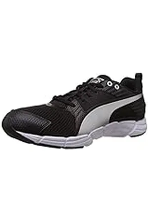 PUMA Synthesis - Zapatillas de Deportes de Exterior de material sintético hombre, Black/Black/ Silver, 45
