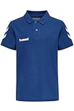 Hummel HMLGO Kids Cotton Polo Color: True Blue_Talla: 176