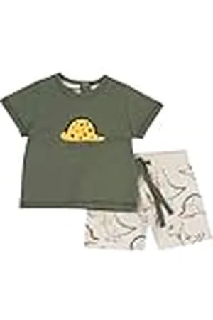 chicco Conjunto de Camiseta Y Pantalones Cortos, Chándal, Bebé-Niños, , 18 meses EU