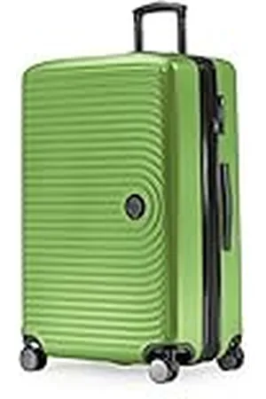 Hauptstadtkoffer Mitte - Equipaje de Mano 55x40x23, TSA, 4 Ruedas, Maleta de Viaje, Rígida, con Ruedas, de Mano, de Cabina, Manzana Verde