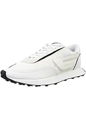 Diesel Racer, Zapatillas Deportivas Hombre, White/Black-H1527, 40 EU