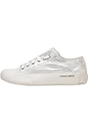 Candice Cooper Rock S-Zapatillas Deportivas de Piel matizada-Blanco, Blanco-Plata 37
