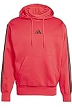 adidas Hombre Essential Three Stripes Fleece Hoodie, , S