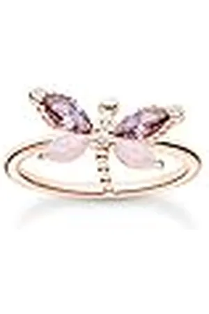 Thomas Sabo Anillo de declaración Señoras Plata chapada en circonita - TR2349-321-7-52