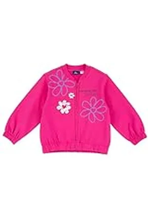 chicco Felpa in cotone, con zip, Niñas, Fuxia, 8A, Diseñado en Italia