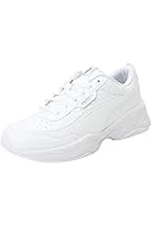 PUMA Cilia Mode, Zapatillas de Deporte Mujer, White- Silver, 36 EU