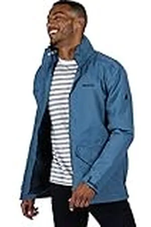 Regatta Hartigan - Chaqueta Forrada, Ligera E Impermeable con Capucha Jackets Waterproof Shell, Hombre, , M