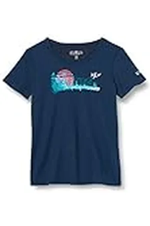 CMP 38t6744 - Camiseta Unisex para niños, Niñas, Camiseta, 38T6385, Azul, 164