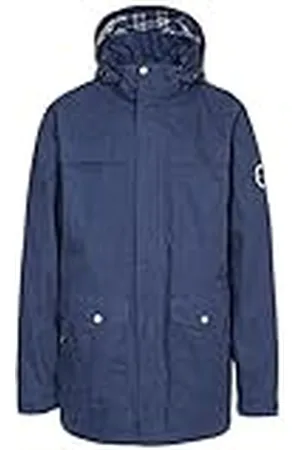Trespass Tredt Rowland - Chaqueta impermeable con capucha extraíble para hombre, color , talla XXS