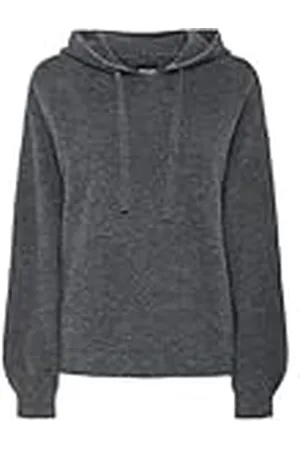 Pieces® Pcpiko LS Sudadera con Capucha de Punto BC Jersey, , L para Mujer
