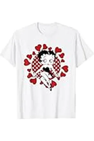 Betty Boop Círculo de corazón de lunares Camiseta