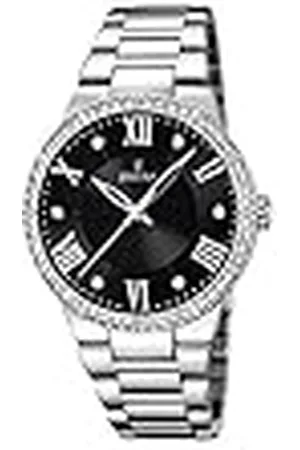 Festina Reloj Mujer F16719/2 Boyfriend Caja de Acero Inoxidable 316l Plateado Correa de Acero Inoxidable 316l Plateado