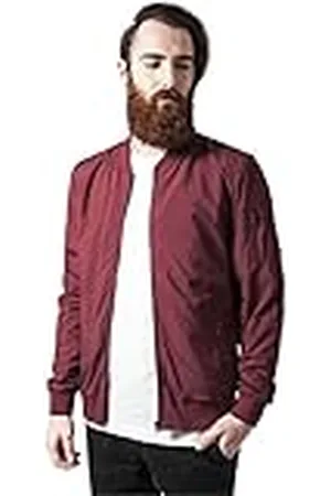 Urban classics Chaqueta bomber para hombr de invierno, estilo old school, chaqueta corta, ajuste óptimo, chaqueta acolchada cortaviento, Tallas S -XXL