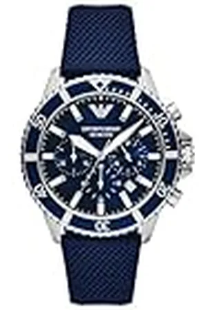 Emporio Armani Reloj para hombre de acero inoxidable con cronógrafo, AR11588