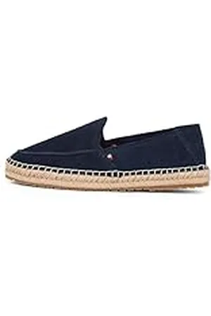 Tommy Hilfiger Alpargatas Hombre Flex Loafer con logotipo, Azul (Desert Sky), 42