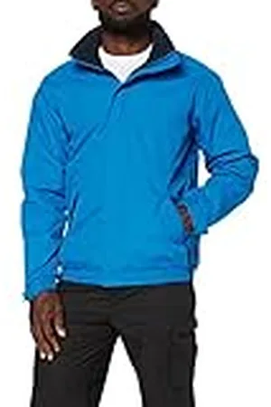 Regatta Chaqueta Profesional Dover con Forro Polar Impermeable para Hombre, Cuello Alto, Manga Larga, Azul (Azul Oxford), Talla S