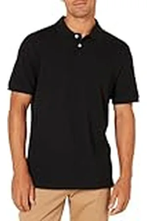Amazon Polo de Piqué de Algodón de Ajuste Entallado Hombre, , XL