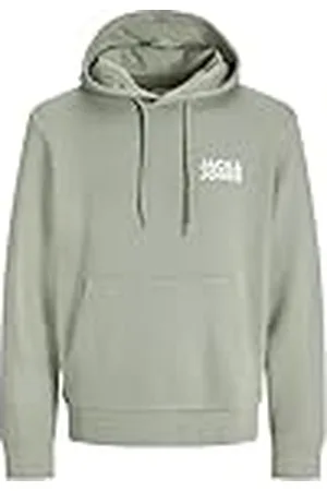 JACK & JONES Jjecorp Logo Sudadera con Capucha , Iceberg Green, S para Hombre