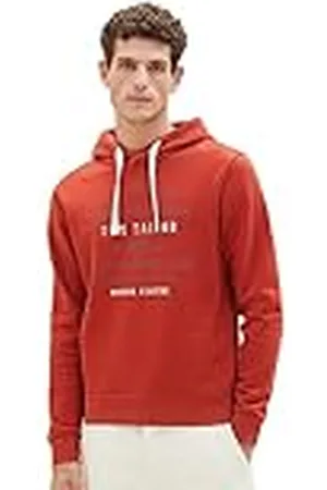 TOM TAILOR 1039949 Sudadera, 14302-Velvet Red, M para Hombre
