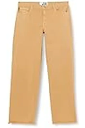 Moschino Boyfriend with Brand Heart Back Tag Pantalones Casuales, , 32 De Las Mujeres