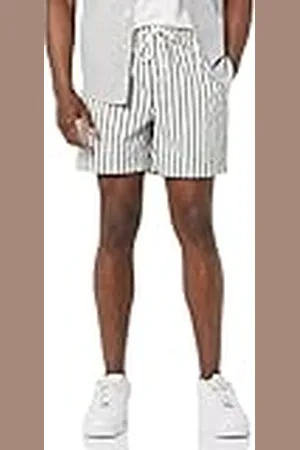 Amazon Pantalones Cortos de 15 cm con Cordón Ajustable Hombre, , S