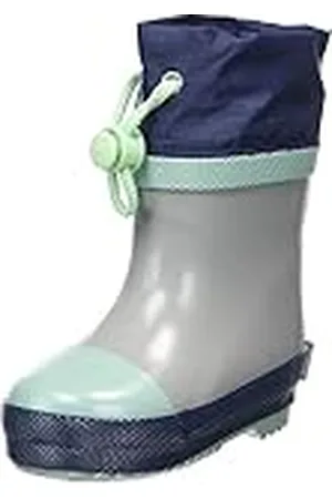 Playshoes Gummistiefel Halbschaft Gefüttert, Botas de Lluvia Unisex niños, , 24 EU
